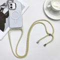 Funda magnética MagSafe para teléfono PC + TPU con cordón, For iPhone 16, For iPhone 15 Pro Max, For iPhone 15 Pro, For iPhone 15 Plus