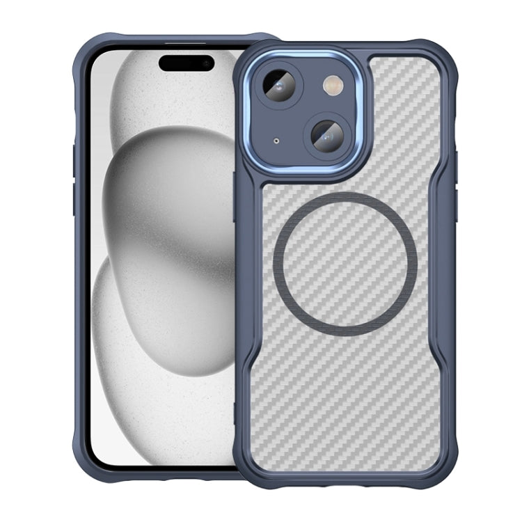 Funda para teléfono translúcida MagSafe con textura de fibra de carbono, For iPhone 15 Pro, For iPhone 15 Plus / 14 Plus, For iPhone 15, For iPhone 14, For iPhone 14 Pro, For iPhone 14 Pro Max, For iPhone 13 Pro Max, For iPhone 13 Pro, For iPhone 13   ...