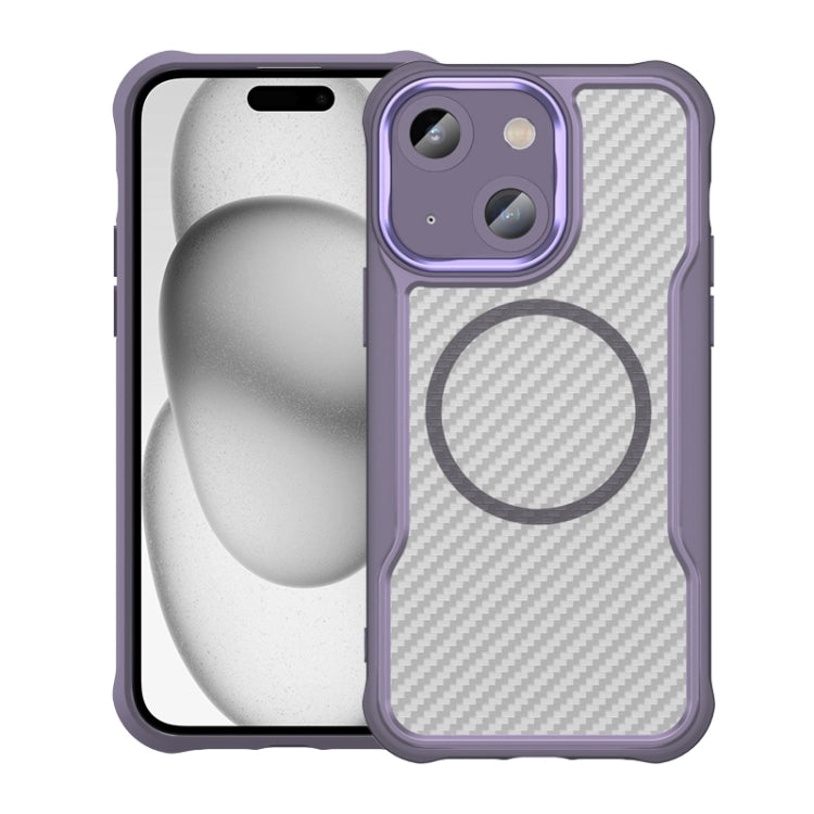 Funda para teléfono translúcida MagSafe con textura de fibra de carbono, For iPhone 15 Pro, For iPhone 15 Plus / 14 Plus, For iPhone 15, For iPhone 14, For iPhone 14 Pro, For iPhone 14 Pro Max, For iPhone 13 Pro Max, For iPhone 13 Pro, For iPhone 13   ...