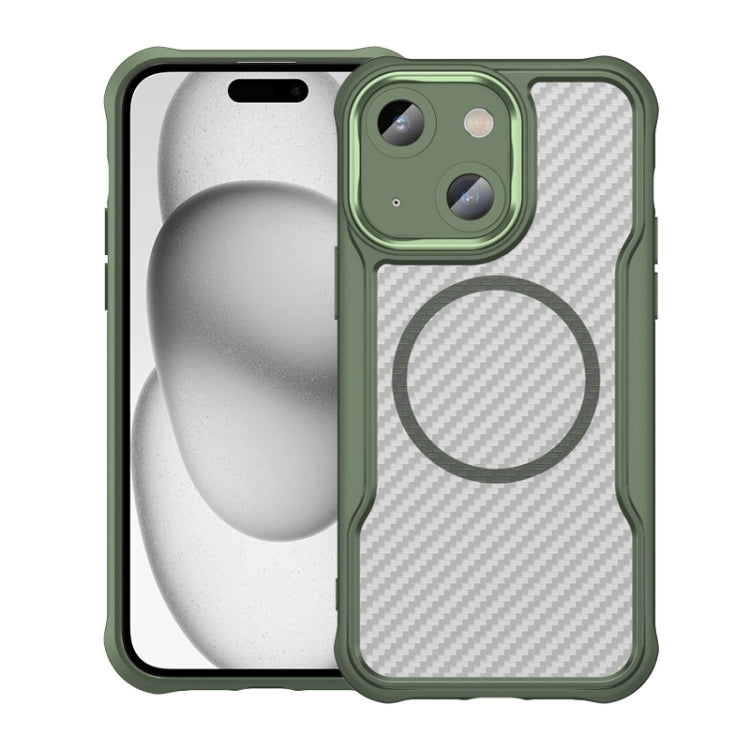 Funda para teléfono translúcida MagSafe con textura de fibra de carbono, For iPhone 15 Pro, For iPhone 15 Plus / 14 Plus, For iPhone 15, For iPhone 14, For iPhone 14 Pro, For iPhone 14 Pro Max, For iPhone 13 Pro Max, For iPhone 13 Pro, For iPhone 13   ...