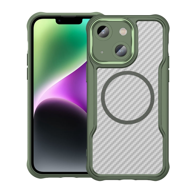 Funda para teléfono translúcida MagSafe con textura de fibra de carbono, For iPhone 15 Pro, For iPhone 15 Plus / 14 Plus, For iPhone 15, For iPhone 14, For iPhone 14 Pro, For iPhone 14 Pro Max, For iPhone 13 Pro Max, For iPhone 13 Pro, For iPhone 13   ...