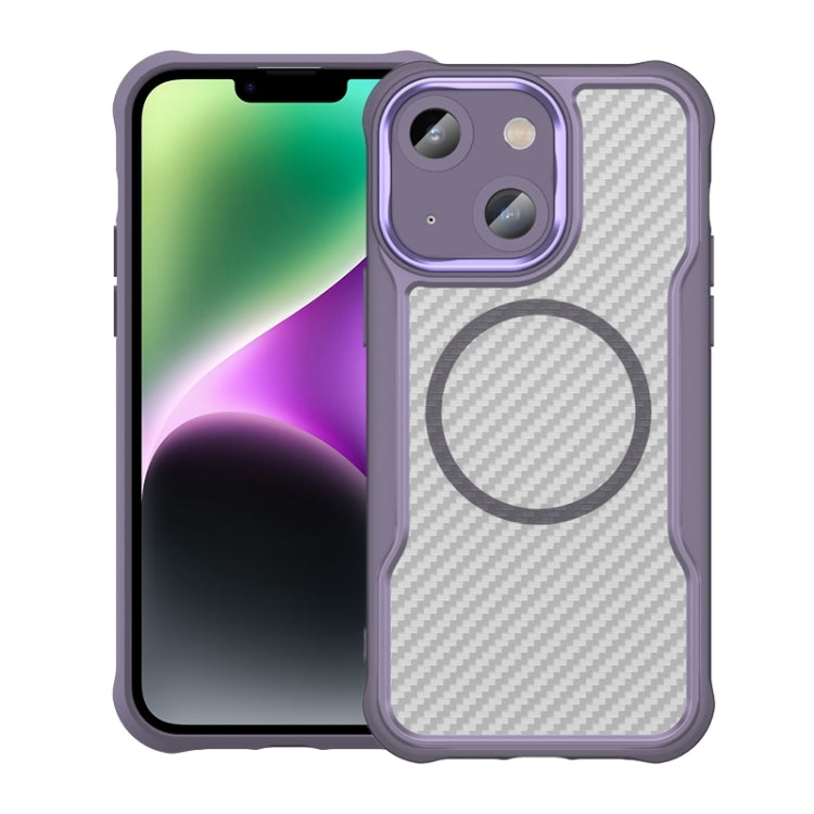 Funda para teléfono translúcida MagSafe con textura de fibra de carbono, For iPhone 15 Pro, For iPhone 15 Plus / 14 Plus, For iPhone 15, For iPhone 14, For iPhone 14 Pro, For iPhone 14 Pro Max, For iPhone 13 Pro Max, For iPhone 13 Pro, For iPhone 13   ...