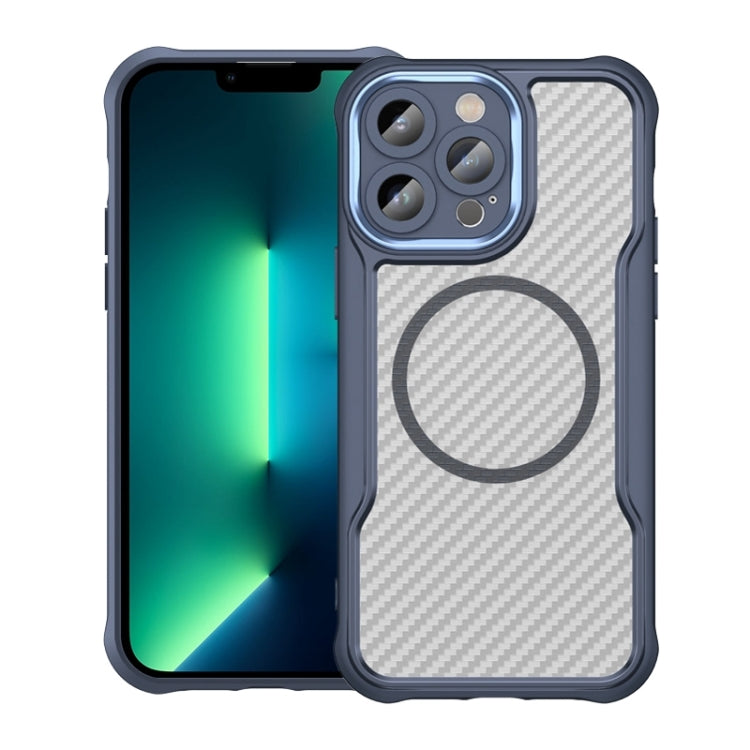 Funda para teléfono translúcida MagSafe con textura de fibra de carbono, For iPhone 15 Pro, For iPhone 15 Plus / 14 Plus, For iPhone 15, For iPhone 14, For iPhone 14 Pro, For iPhone 14 Pro Max, For iPhone 13 Pro Max, For iPhone 13 Pro, For iPhone 13   ...