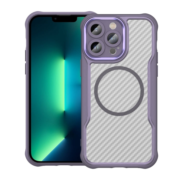 Funda para teléfono translúcida MagSafe con textura de fibra de carbono, For iPhone 15 Pro, For iPhone 15 Plus / 14 Plus, For iPhone 15, For iPhone 14, For iPhone 14 Pro, For iPhone 14 Pro Max, For iPhone 13 Pro Max, For iPhone 13 Pro, For iPhone 13   ...