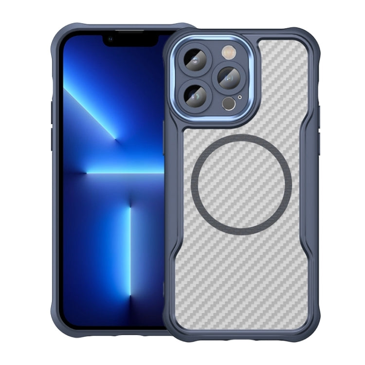 Funda para teléfono translúcida MagSafe con textura de fibra de carbono, For iPhone 15 Pro, For iPhone 15 Plus / 14 Plus, For iPhone 15, For iPhone 14, For iPhone 14 Pro, For iPhone 14 Pro Max, For iPhone 13 Pro Max, For iPhone 13 Pro, For iPhone 13   ...