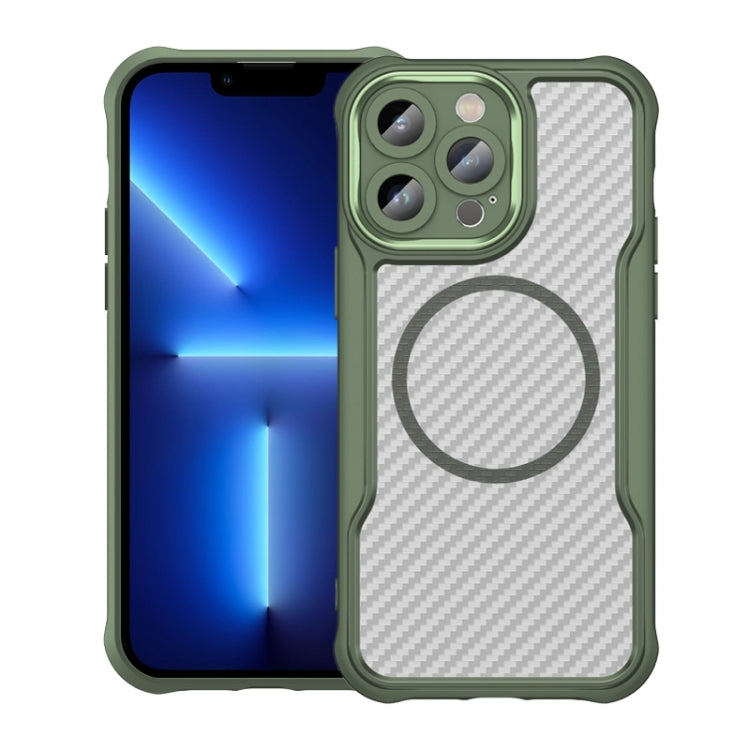 Funda para teléfono translúcida MagSafe con textura de fibra de carbono, For iPhone 15 Pro, For iPhone 15 Plus / 14 Plus, For iPhone 15, For iPhone 14, For iPhone 14 Pro, For iPhone 14 Pro Max, For iPhone 13 Pro Max, For iPhone 13 Pro, For iPhone 13   ...