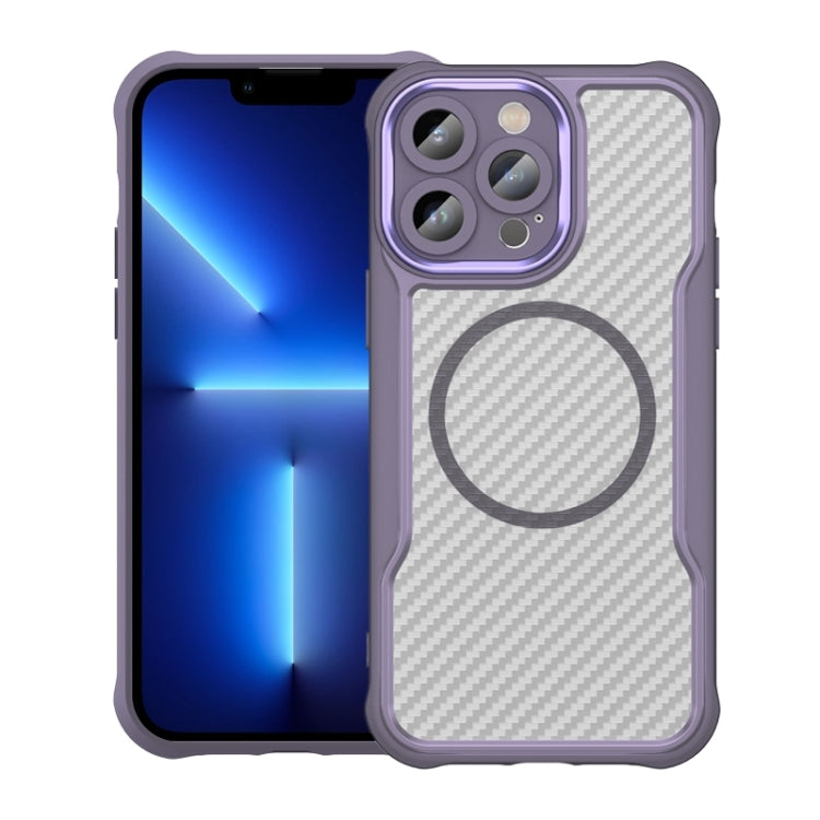 Funda para teléfono translúcida MagSafe con textura de fibra de carbono, For iPhone 15 Pro, For iPhone 15 Plus / 14 Plus, For iPhone 15, For iPhone 14, For iPhone 14 Pro, For iPhone 14 Pro Max, For iPhone 13 Pro Max, For iPhone 13 Pro, For iPhone 13   ...