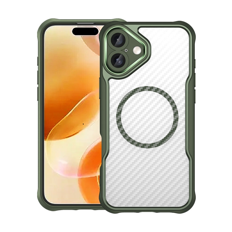 Funda para teléfono translúcida MagSafe con textura de fibra de carbono, For iPhone 18 Pro, For iPhone 18 Pro Max, For iPhone 17e / 16e, For iPhone 17 Pro Max, For iPhone 17 Pro, For iPhone 17, For  iPhone Air, For iPhone 16 Pro Max, For iPhone 16 Pro ...