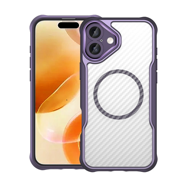 Funda para teléfono translúcida MagSafe con textura de fibra de carbono, For iPhone 18 Pro, For iPhone 18 Pro Max, For iPhone 17e / 16e, For iPhone 17 Pro Max, For iPhone 17 Pro, For iPhone 17, For  iPhone Air, For iPhone 16 Pro Max, For iPhone 16 Pro ...