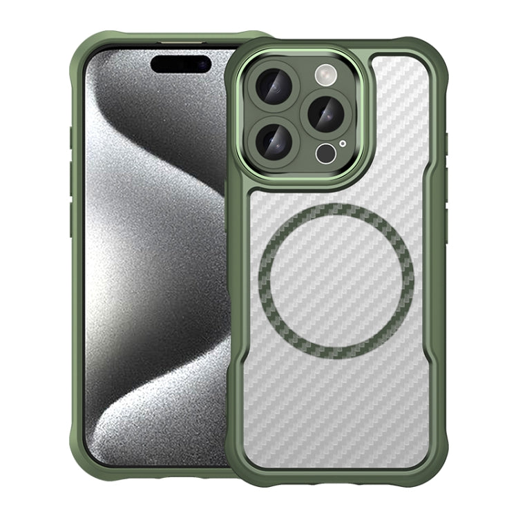 Funda para teléfono translúcida MagSafe con textura de fibra de carbono, For iPhone 18 Pro, For iPhone 18 Pro Max, For iPhone 17e / 16e, For iPhone 17 Pro Max, For iPhone 17 Pro, For iPhone 17, For  iPhone Air, For iPhone 16 Pro Max, For iPhone 16 Pro ...