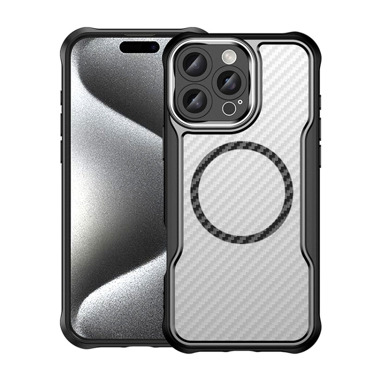 Funda para teléfono translúcida MagSafe con textura de fibra de carbono, For iPhone 18 Pro, For iPhone 18 Pro Max, For iPhone 17e / 16e, For iPhone 17 Pro Max, For iPhone 17 Pro, For iPhone 17, For  iPhone Air, For iPhone 16 Pro Max, For iPhone 16 Pro ...
