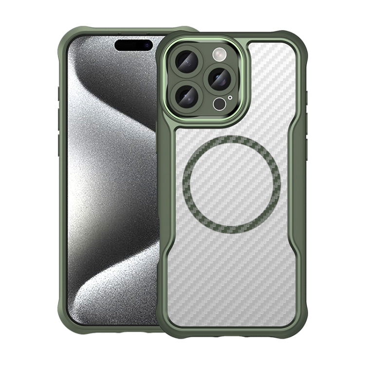Funda para teléfono translúcida MagSafe con textura de fibra de carbono, For iPhone 18 Pro, For iPhone 18 Pro Max, For iPhone 17e / 16e, For iPhone 17 Pro Max, For iPhone 17 Pro, For iPhone 17, For  iPhone Air, For iPhone 16 Pro Max, For iPhone 16 Pro ...
