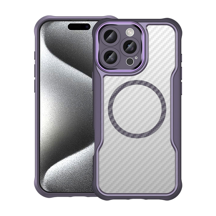 Funda para teléfono translúcida MagSafe con textura de fibra de carbono, For iPhone 18 Pro, For iPhone 18 Pro Max, For iPhone 17e / 16e, For iPhone 17 Pro Max, For iPhone 17 Pro, For iPhone 17, For  iPhone Air, For iPhone 16 Pro Max, For iPhone 16 Pro ...
