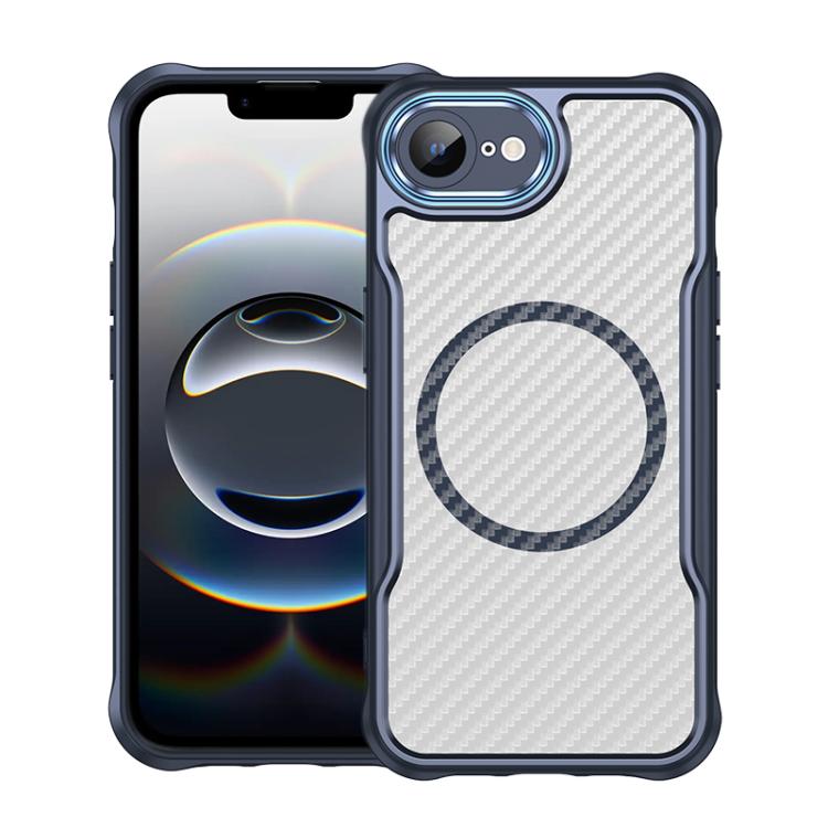 Funda para teléfono translúcida MagSafe con textura de fibra de carbono, For iPhone 18 Pro, For iPhone 18 Pro Max, For iPhone 17e / 16e, For iPhone 17 Pro Max, For iPhone 17 Pro, For iPhone 17, For  iPhone Air, For iPhone 16 Pro Max, For iPhone 16 Pro ...