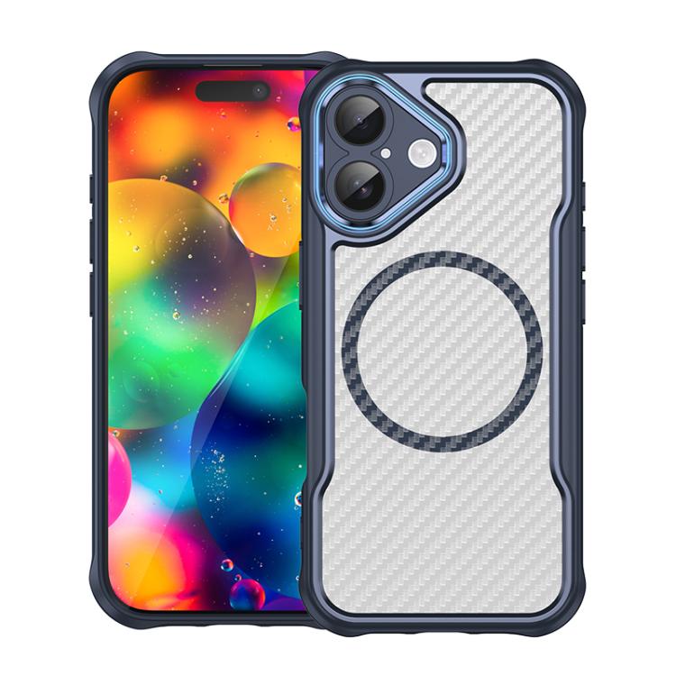 Funda para teléfono translúcida MagSafe con textura de fibra de carbono, For iPhone 18 Pro, For iPhone 18 Pro Max, For iPhone 17e / 16e, For iPhone 17 Pro Max, For iPhone 17 Pro, For iPhone 17, For  iPhone Air, For iPhone 16 Pro Max, For iPhone 16 Pro ...