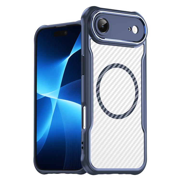 Funda para teléfono translúcida MagSafe con textura de fibra de carbono, For iPhone 18 Pro, For iPhone 18 Pro Max, For iPhone 17e / 16e, For iPhone 17 Pro Max, For iPhone 17 Pro, For iPhone 17, For  iPhone Air, For iPhone 16 Pro Max, For iPhone 16 Pro ...