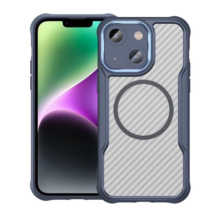 Funda para teléfono translúcida MagSafe con textura de fibra de carbono, For iPhone 15 Pro, For iPhone 15 Plus / 14 Plus, For iPhone 15, For iPhone 14, For iPhone 14 Pro, For iPhone 14 Pro Max, For iPhone 13 Pro Max, For iPhone 13 Pro, For iPhone 13   ...