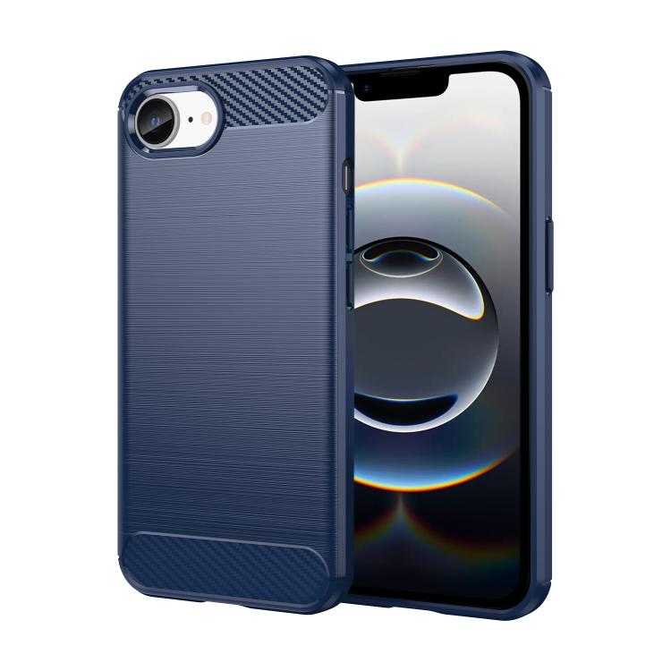 Caja de teléfono de TPU de fibra de carbono con textura cepillada, For iPhone 18, For iPhone 18 Pro, For iPhone 18 Pro Max, For iPhone 17e / 16e, For iPhone 17 Pro Max, For iPhone 17 Pro, For iPhone 17, For iPhone Air, For iPhone 16 Pro Max            ...