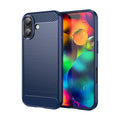 Caja de teléfono de TPU de fibra de carbono con textura cepillada, For iPhone 18, For iPhone 18 Pro, For iPhone 18 Pro Max, For iPhone 17e / 16e, For iPhone 17 Pro Max, For iPhone 17 Pro, For iPhone 17, For iPhone Air, For iPhone 16 Pro Max            ...