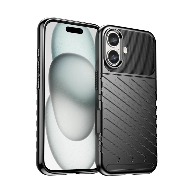 Caja del teléfono de TPU suave a prueba de golpes Thunderbolt, For iPhone 18, For iPhone 18 Pro, For iPhone 18 Pro Max, For iPhone 17e / 16e, For iPhone 17 Pro Max, For iPhone 17 Pro, For iPhone 17, For iPhone Air, For iPhone 16 Pro Max, For iPhone 16 ...