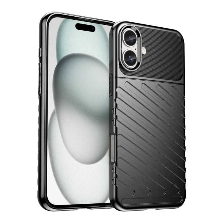 Caja del teléfono de TPU suave a prueba de golpes Thunderbolt, For iPhone 18, For iPhone 18 Pro, For iPhone 18 Pro Max, For iPhone 17e / 16e, For iPhone 17 Pro Max, For iPhone 17 Pro, For iPhone 17, For iPhone Air, For iPhone 16 Pro Max, For iPhone 16 ...