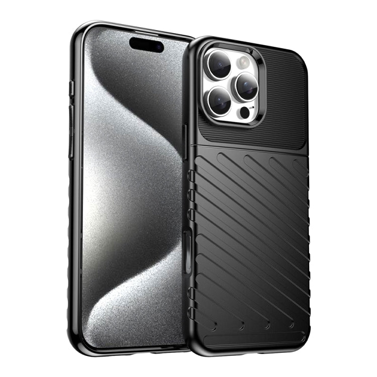 Caja del teléfono de TPU suave a prueba de golpes Thunderbolt, For iPhone 18, For iPhone 18 Pro, For iPhone 18 Pro Max, For iPhone 17e / 16e, For iPhone 17 Pro Max, For iPhone 17 Pro, For iPhone 17, For iPhone Air, For iPhone 16 Pro Max, For iPhone 16 ...