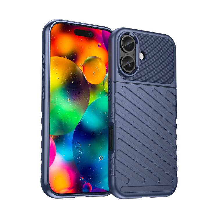 Caja del teléfono de TPU suave a prueba de golpes Thunderbolt, For iPhone 18, For iPhone 18 Pro, For iPhone 18 Pro Max, For iPhone 17e / 16e, For iPhone 17 Pro Max, For iPhone 17 Pro, For iPhone 17, For iPhone Air, For iPhone 16 Pro Max, For iPhone 16 ...