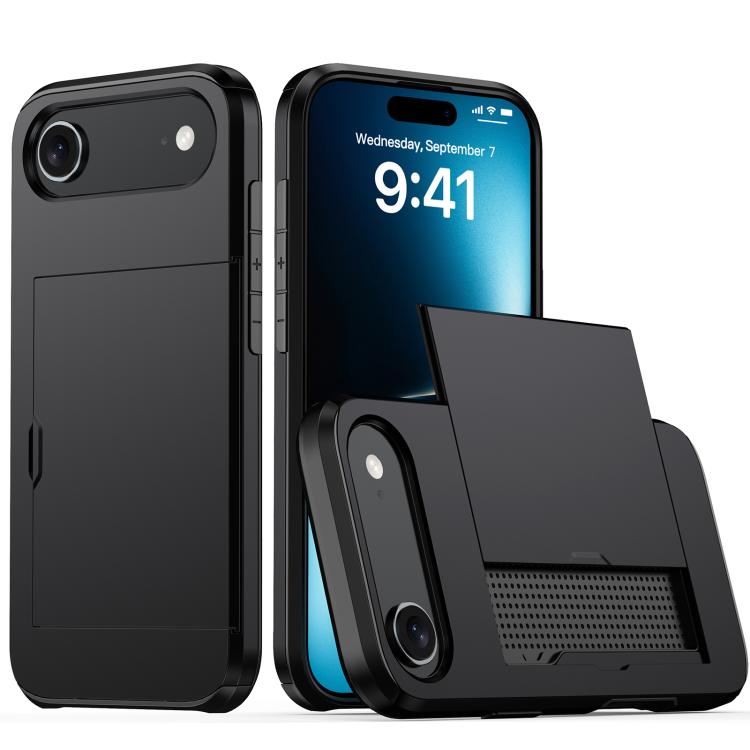 Funda para teléfono con armadura a prueba de golpes y ranura para tarjetas, For iPhone 17 Pro Max, For iPhone 17 Pro, For iPhone 17, For iPhone Air