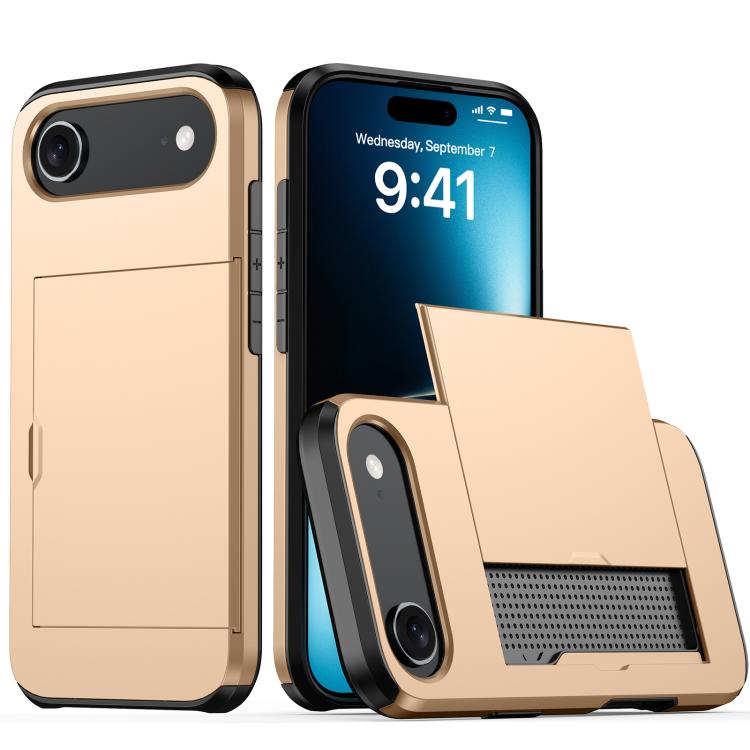 Funda para teléfono con armadura a prueba de golpes y ranura para tarjetas, For iPhone 17 Pro Max, For iPhone 17 Pro, For iPhone 17, For iPhone Air