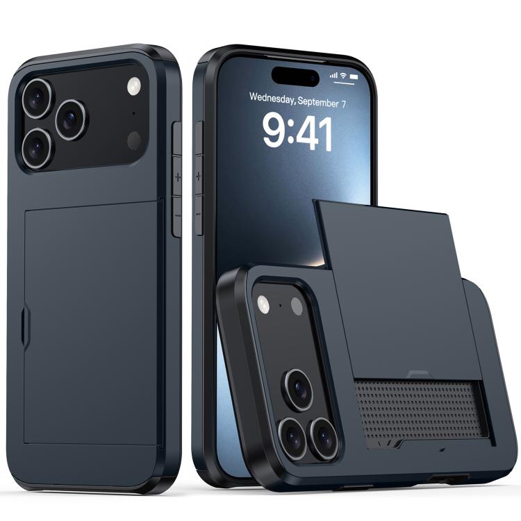 Funda para teléfono con armadura a prueba de golpes y ranura para tarjetas, For iPhone 17 Pro Max, For iPhone 17 Pro, For iPhone 17, For iPhone Air