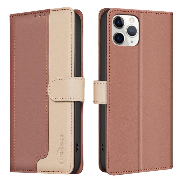 Funda de teléfono de cuero antirrobo RFID a juego de colores, For iPhone 13 Pro, For iPhone 12 Pro / 12, For iPhone 12 Pro Max, For iPhone 11 Pro Max, For iPhone 11, For iPhone 11 Pro, For iPhone XR, For iPhone XS Max, For iPhone 8 Plus / 7 Plus