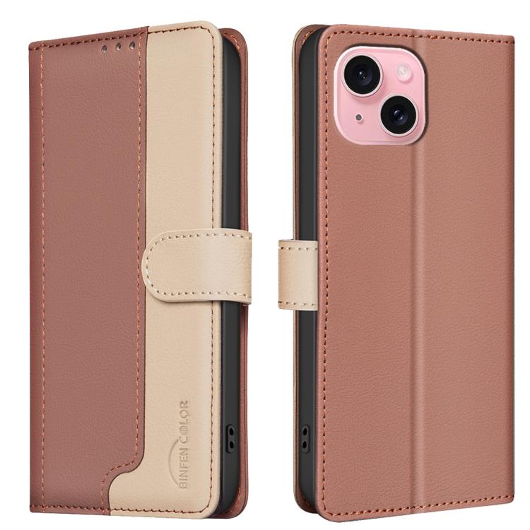 Funda de teléfono de cuero antirrobo RFID a juego de colores, For iPhone 15 Pro Max, For iPhone 15 Pro, For iPhone 15 Plus / 14 Plus, For iPhone 15, For iPhone 14 / 13, For iPhone 14 Pro, For iPhone 14 Pro Max, For iPhone SE 2022 / SE 2020 / 8 / 7     ...