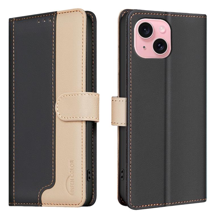 Funda de teléfono de cuero antirrobo RFID a juego de colores, For iPhone 15 Pro Max, For iPhone 15 Pro, For iPhone 15 Plus / 14 Plus, For iPhone 15, For iPhone 14 / 13, For iPhone 14 Pro, For iPhone 14 Pro Max, For iPhone SE 2022 / SE 2020 / 8 / 7     ...