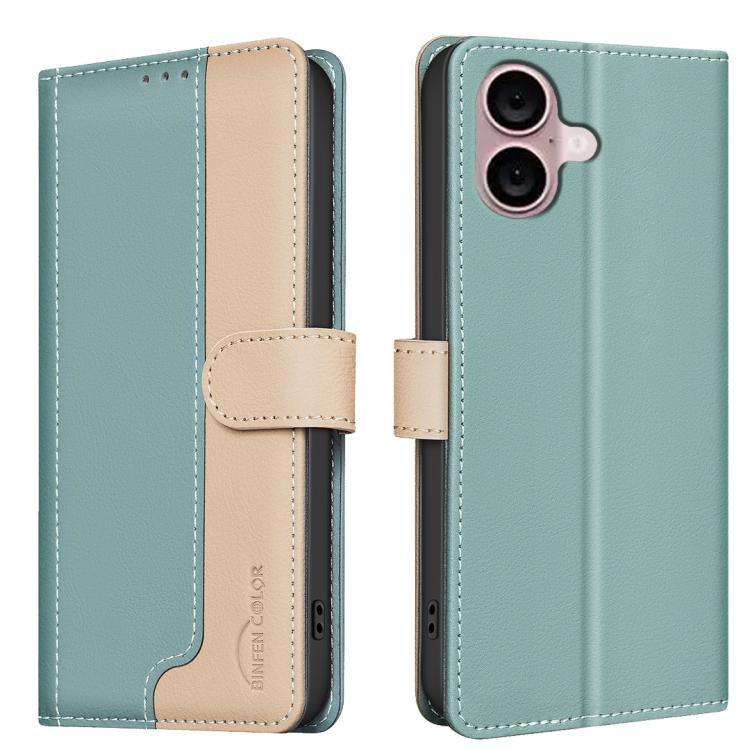 Funda de teléfono de cuero antirrobo RFID a juego de colores, For iPhone 18 Pro/17 Pro, For iPhone 18 Pro Max/17 Pro Max, For iPhone 17e / 16e, For iPhone 17, For iPhone Air, For iPhone 16 Pro Max, For iPhone 16 Pro, For iPhone 16 Plus, For iPhone 16