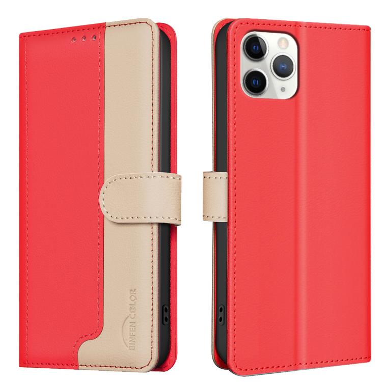 Funda de teléfono de cuero antirrobo RFID a juego de colores, For iPhone 13 Pro, For iPhone 12 Pro / 12, For iPhone 12 Pro Max, For iPhone 11 Pro Max, For iPhone 11, For iPhone 11 Pro, For iPhone XR, For iPhone XS Max, For iPhone 8 Plus / 7 Plus