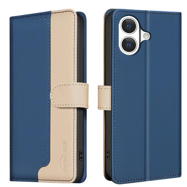 Funda de teléfono de cuero antirrobo RFID a juego de colores, For iPhone 18 Pro/17 Pro, For iPhone 18 Pro Max/17 Pro Max, For iPhone 17e / 16e, For iPhone 17, For iPhone Air, For iPhone 16 Pro Max, For iPhone 16 Pro, For iPhone 16 Plus, For iPhone 16