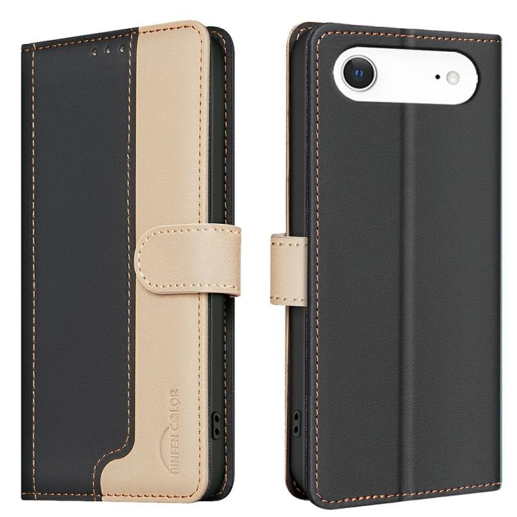 Funda de teléfono de cuero antirrobo RFID a juego de colores, For iPhone 18 Pro/17 Pro, For iPhone 18 Pro Max/17 Pro Max, For iPhone 17e / 16e, For iPhone 17, For iPhone Air, For iPhone 16 Pro Max, For iPhone 16 Pro, For iPhone 16 Plus, For iPhone 16