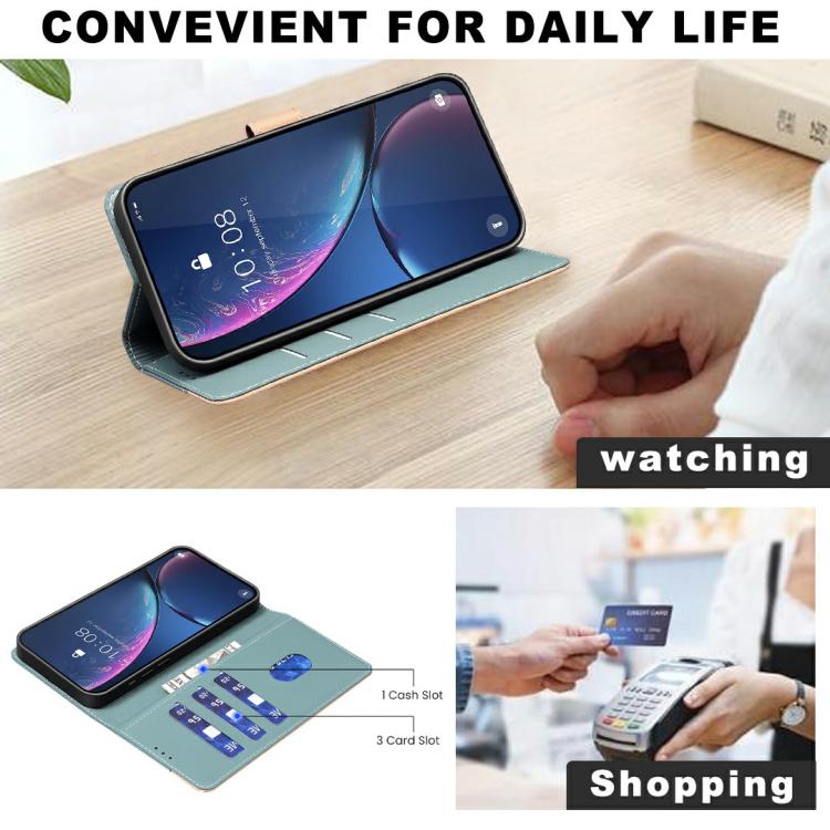 Funda de teléfono de cuero antirrobo RFID a juego de colores, For iPhone 18 Pro/17 Pro, For iPhone 18 Pro Max/17 Pro Max, For iPhone 17e / 16e, For iPhone 17, For iPhone Air, For iPhone 16 Pro Max, For iPhone 16 Pro, For iPhone 16 Plus, For iPhone 16