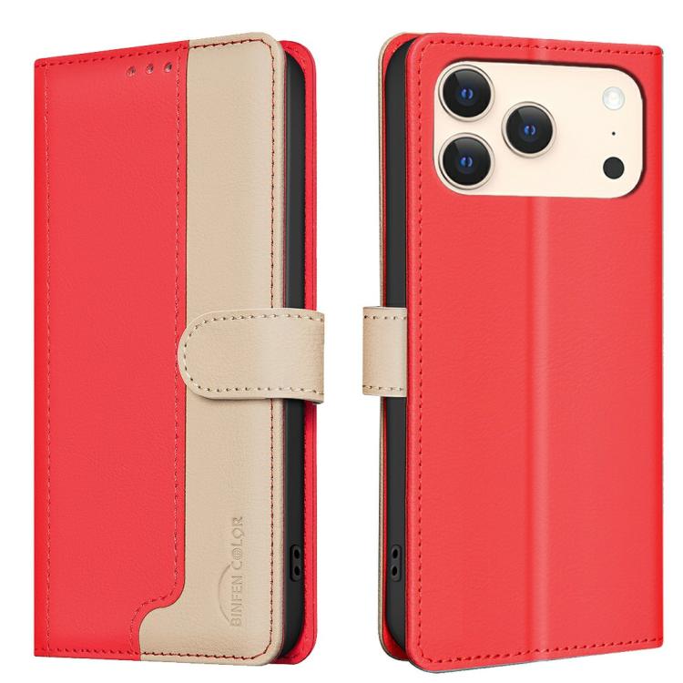 Funda de teléfono de cuero antirrobo RFID a juego de colores, For iPhone 18 Pro/17 Pro, For iPhone 18 Pro Max/17 Pro Max, For iPhone 17e / 16e, For iPhone 17, For iPhone Air, For iPhone 16 Pro Max, For iPhone 16 Pro, For iPhone 16 Plus, For iPhone 16