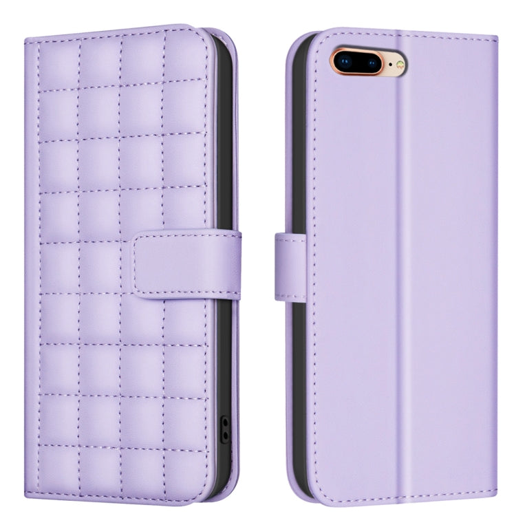 Funda para teléfono de cuero con textura cuadrada, For iPhone 12 / 12 Pro, For iPhone 12 Pro Max, For iPhone 11 Pro Max, For iPhone 11, For iPhone 11 Pro, For iPhone XR, For iPhone XS Max, For iPhone 8 Plus / 7 Plus
