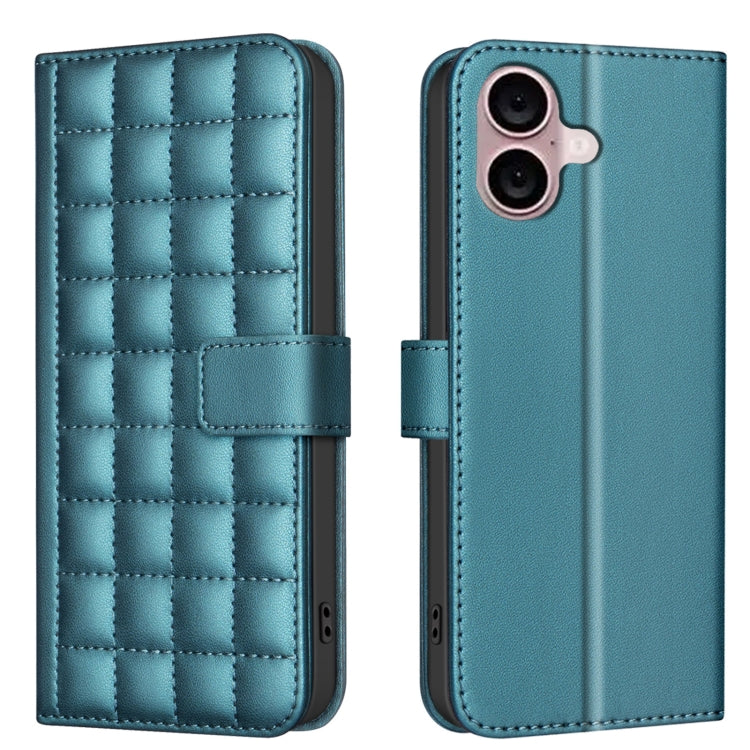 Funda para teléfono de cuero con textura cuadrada, For iPhone 18 Pro Max/17 Pro Max, For iPhone 17e / 16e, For iPhone 16 Pro Max, For iPhone 16 Pro, For iPhone 16 Plus, For iPhone 16, For iPhone 15 Pro Max, For iPhone 15 Pro