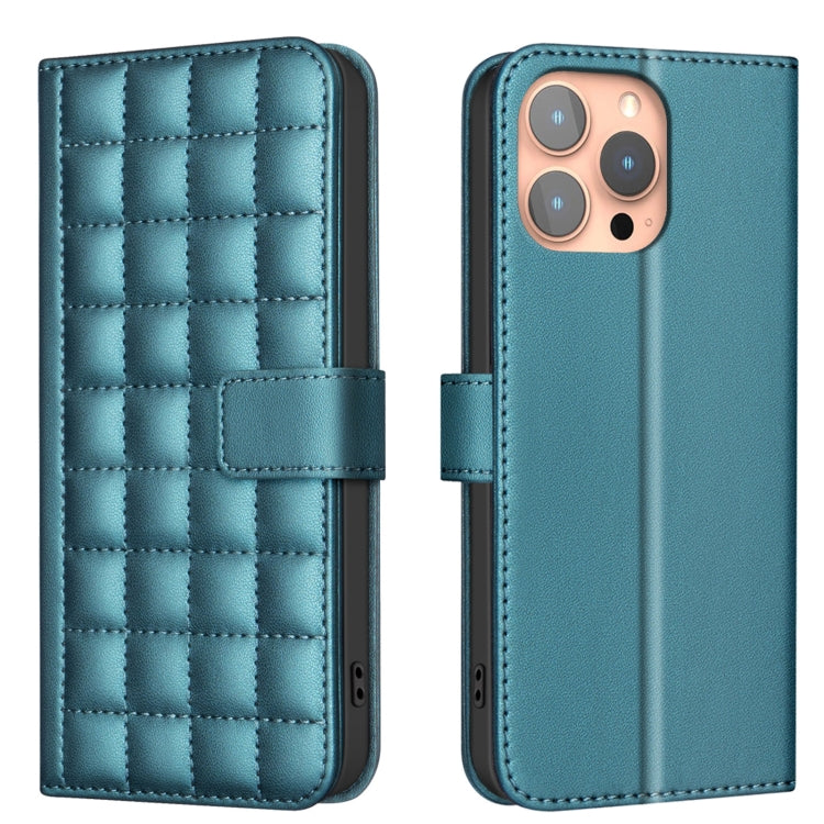 Funda para teléfono de cuero con textura cuadrada, For iPhone 18 Pro Max/17 Pro Max, For iPhone 17e / 16e, For iPhone 16 Pro Max, For iPhone 16 Pro, For iPhone 16 Plus, For iPhone 16, For iPhone 15 Pro Max, For iPhone 15 Pro