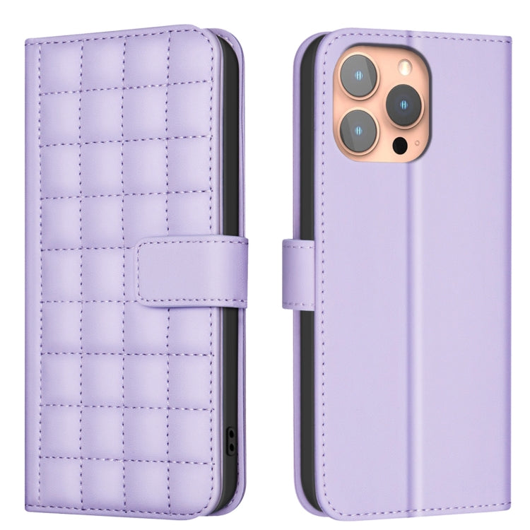 Funda para teléfono de cuero con textura cuadrada, For iPhone 18 Pro Max/17 Pro Max, For iPhone 17e / 16e, For iPhone 16 Pro Max, For iPhone 16 Pro, For iPhone 16 Plus, For iPhone 16, For iPhone 15 Pro Max, For iPhone 15 Pro