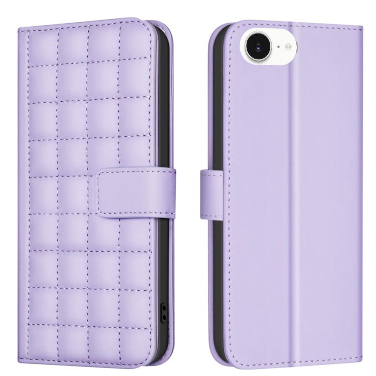 Funda para teléfono de cuero con textura cuadrada, For iPhone 18 Pro Max/17 Pro Max, For iPhone 17e / 16e, For iPhone 16 Pro Max, For iPhone 16 Pro, For iPhone 16 Plus, For iPhone 16, For iPhone 15 Pro Max, For iPhone 15 Pro