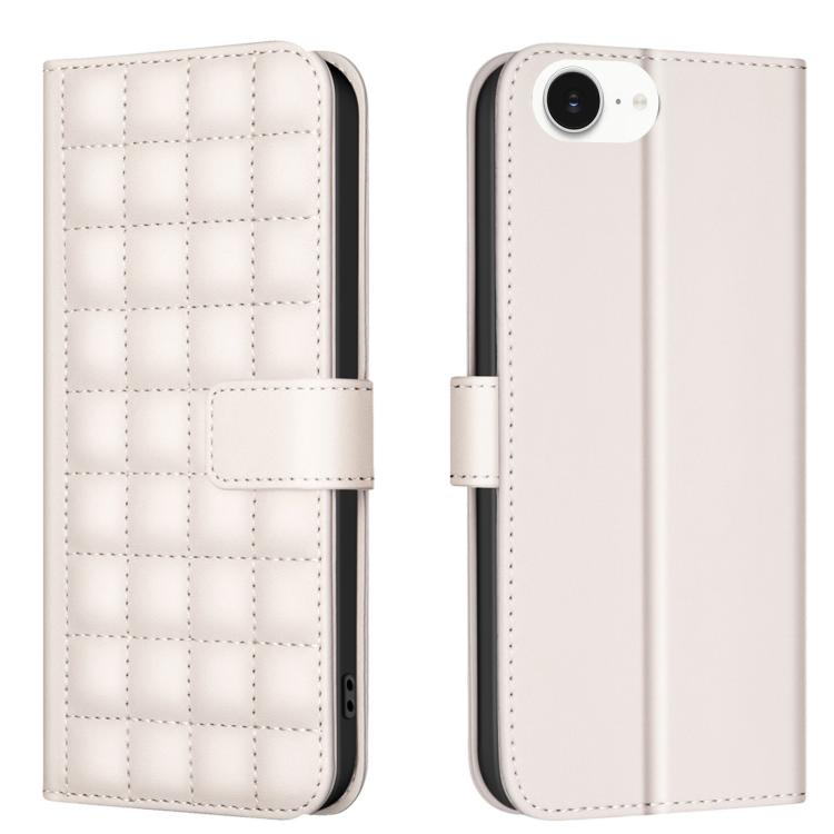 Funda para teléfono de cuero con textura cuadrada, For iPhone 18 Pro Max/17 Pro Max, For iPhone 17e / 16e, For iPhone 16 Pro Max, For iPhone 16 Pro, For iPhone 16 Plus, For iPhone 16, For iPhone 15 Pro Max, For iPhone 15 Pro