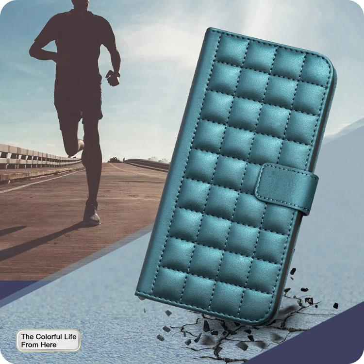 Funda para teléfono de cuero con textura cuadrada, For iPhone 18 Pro Max/17 Pro Max, For iPhone 17e / 16e, For iPhone 16 Pro Max, For iPhone 16 Pro, For iPhone 16 Plus, For iPhone 16, For iPhone 15 Pro Max, For iPhone 15 Pro