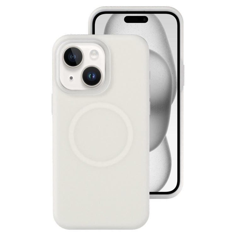 Funda magnética para teléfono con silicona líquida Jelly MagSafe, For iPhone 16, For iPhone 15 Pro Max, For iPhone 15 Pro, For iPhone 15 Plus