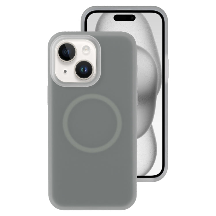 Funda magnética para teléfono con silicona líquida Jelly MagSafe, For iPhone 16, For iPhone 15 Pro Max, For iPhone 15 Pro, For iPhone 15 Plus