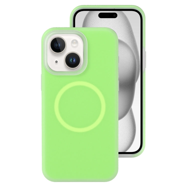 Funda magnética para teléfono con silicona líquida Jelly MagSafe, For iPhone 16, For iPhone 15 Pro Max, For iPhone 15 Pro, For iPhone 15 Plus