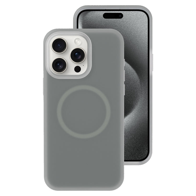 Funda magnética para teléfono con silicona líquida Jelly MagSafe, For iPhone 16, For iPhone 15 Pro Max, For iPhone 15 Pro, For iPhone 15 Plus